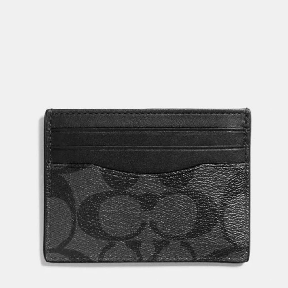 Coach Leather Card Case (Unisex)
